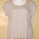 WOMENS MATERNITY TOP X LARGE GRAY PRINT OLD NAVY MATERNITY NICE