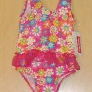 FISHER PRICE INFANT GIRLS 24 MONTHS ONE PIECE RUFFLED SWIMWEAR NEW SUPER CUTE