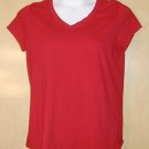 WOMENS MATERNITY TOP XX LARGE RED  LIZ LANGE MATERNITY NICE