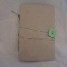 Handmade Notebook - with Mint Green button