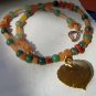 Hand Dipped Leaf necklace