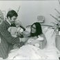 Man brought toys for his newborn baby in hospital. - 8x10 photo