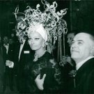 Sophia Loren in her costume, before her performance. - 8x10 photo