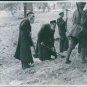 People standing, holding spade and digging. - 8x10 photo