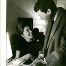 Philippine de Rothschild, showing her ring, with Jacques Sereys. - 8x10 photo