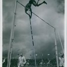 High jumper athlete in a scene in a 1938 German documentary film, "Olympia". - 8