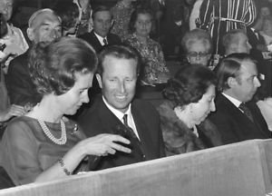 Fabiola and Baudouin sitting. - 8x10 photo