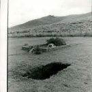 Ernest Hemingway. View of graveyard. - 8x10 photo