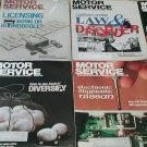 Vintage 1992 Motor Service Magazines  8 Issues 1 still in plastic. sku 07071606