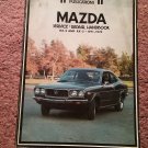 Mazda Service Repair Handbook RX-2 and RX-3 1971-1974 07071689
