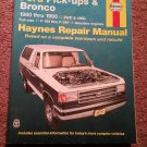 Haynes 36058 Ford Picky-ups & Broncos 1980-1996 Manual 07071693