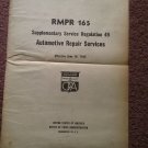 Vintage 1945 RMPR 165 Supple Service 49 Automative Repair Serv 070716128