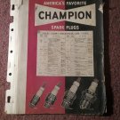 Vintage Champion Spark Plug Chart 070716234