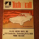 Vintage Technicall Amercian Motors Magazine 1971  070716254