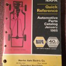 Vintage 1965 40th Anniversary Napa Quick Reference Catalog 070716286