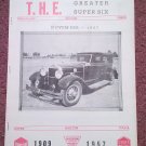 Vintage October. 1967 T.H.E. Greater Super Six Club Hudson Club 070716329