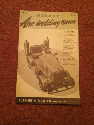 Hobart Arc Welding News Vol V. No. 1 Welded Backdoor Steps 070716544