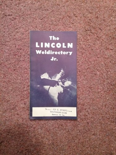 1946 The Lincloln Weldirectory Jr.  Bul 437A  070716542