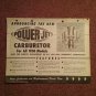1950 Power Jet Carburetor Part Catalog Ad 070716554