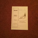 Vintage Telephone Manual Sears Model 329.34406.650  070716550