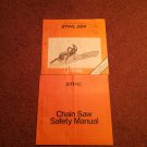 Stihl 024 AV Manual and Operating Instructions  070716625