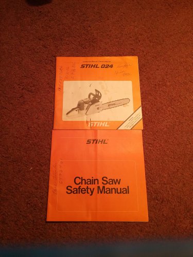 Stihl 024 AV Manual and Operating Instructions  070716625
