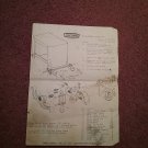 Single Page Exploded View Craftsman Caster Set Model 335.7434  070716632