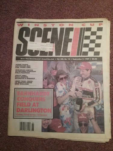 September 7, 1989 Winston Cup Secene Magazine NASCAR EARNHARDT  070716680