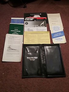 1994 Dodge Ram Owners Manual, Plus Owners Rights, Leather Case 070716644