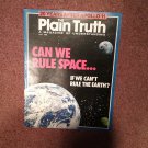 Plain Truth Magazine,  July 1989 Can We Rule Space  70716798