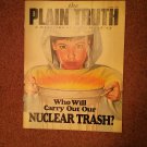 Plain Truth Magazine, April 1987 Nuclear Trash  70716806