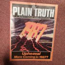 Plain Truth Magazine, Feb 1987 Upheaval More Coming in 1987? 70716820