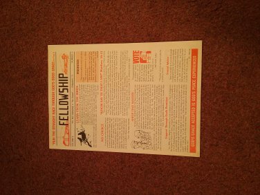 Felllowship Newsletter, Volume 2 Number 5, Learn From The Birds 70716930