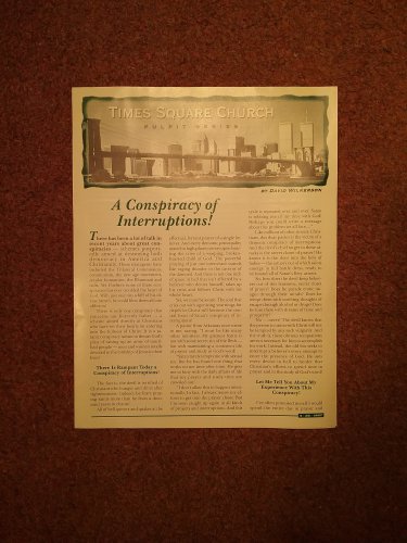 Times Square Church, Pulpit Series Newletter, April 28, 1997  707161077