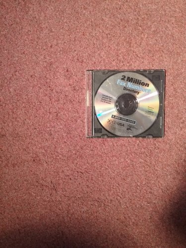 Older Software CD ROm 2 Million Fax Numbers CDUSA 0707161425