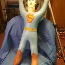 Vintage Inflatable Vinyl Superman 1980s  22" high, MISSING CAPE M09241680