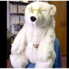 RARE 1995  LG  2 FT' Polar Bear, POLARIS MASCOT, Bear E. Warm, INCENTIVE DISPLAY