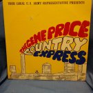 1974 Gene Price Country Music Express Double LP Recruiting Army Radio Program