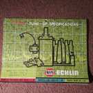1969 NAPA Echlin Tune-Up Specs Domestic Imports Cars Trucks Compress. Timing Etc