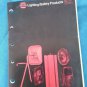 NAPA 1971 Lighting/Safety Products Catalog Supplement to Catalog 70