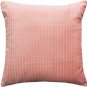 Pillow Decor - Cotton Corduroy Pastel Pink Throw Pillow 16x16