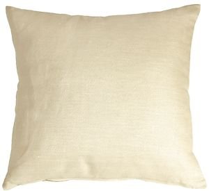 Pillow Decor - Tuscany Linen Cream 18x18 Throw Pillow  - SKU: NB1-0005-10-18