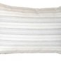 Pillow Decor - Cream and Neutral Stripes Rectangular Accent Pillow
