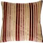 Pillow Decor - Velvet Multi Stripes Mauve 20x20 Throw Pillow