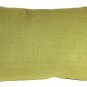 Pillow Decor - Tuscany Linen Apple Green 12x20 Throw Pillow