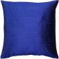 Pillow Decor - Sankara Ink Blue Silk Throw Pillow 18x18 - SKU: FB1-0001-03-18