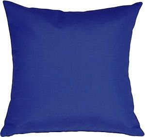 Pillow Decor - Sunbrella True Blue 20x20 Outdoor Pillow  - SKU: PD1-0002-10-20