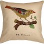 Pillow Decor - Bird on Branch 20x20 Throw Pillow  - SKU: VB1-0002-01-20