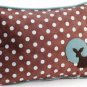 Pillow Decor - Fawn Polka Dot Decorative Throw Pillow  - SKU: GC1-0005-01-62