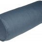Pillow Decor - Tuscany Linen Wedgewood Blue 8x20 Bolster Pillow